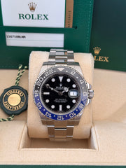 Pre-owned Rolex GMT Master II 116710BLNR Automatic Watch 2016 Full Set