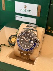 Pre-owned Rolex GMT Master II 116710BLNR Automatic Watch 2016 Full Set