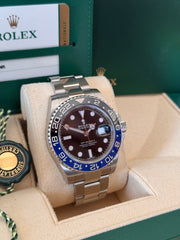 Pre-owned Rolex GMT Master II 116710BLNR Automatic Watch 2016 Full Set
