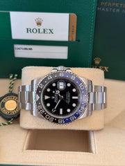 Pre-owned Rolex GMT Master II 116710BLNR Automatic Watch 2016 Full Set