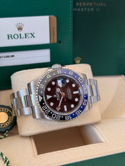 Pre-owned Rolex GMT Master II 116710BLNR Automatic Watch 2016 Full Set