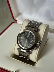 Pre-Owned Cartier Pasha Stainless Steel Automatic Midsize 2324 Mint Condition