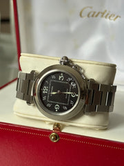 Pre-Owned Cartier Pasha Stainless Steel Automatic Midsize 2324 Mint Condition
