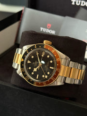 Pre Owned Tudor Black Bay GMT Steel and Gold M79833 Box and Papers 2022