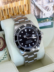 Pre-owned Rolex Submariner 16610 2000 Stainless Steel 40mm Automatic Fully Serviced Boxed