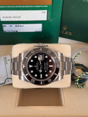 Pre-owned Rolex Submariner Date 116610LN Stainless Steel 2019 Box and Papers