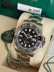 Pre-owned Rolex GMT Master II 126710GRNR 'Bruce Wayne' Oyster Bracelet 2025 Full Set