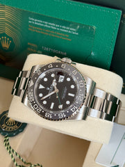 Pre-owned Rolex GMT Master II 126710GRNR 'Bruce Wayne' Oyster Bracelet 2025 Full Set