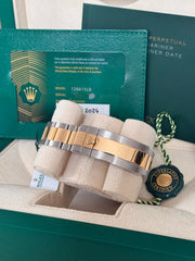 Pre-owned Rolex Submariner Date 126613LB Stainless Steel 2024 Box and Papers Ceramic Bezel