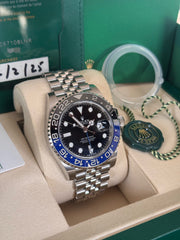 Pre-owned Rolex GMT Master II 126710BLNR Automatic Watch Batgirl 2025 Unworn