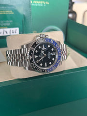 Pre-owned Rolex GMT Master II 126710BLNR Automatic Watch Batgirl 2025 Unworn