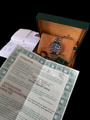 Pre-owned Rolex GMT Master II 16710 Coke Bezel Full Collectors Set Jubilee Strap