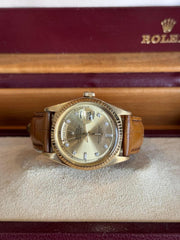 Pre-owned Rolex Daydate 1803 Vintage Diamond Factory Dial