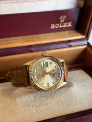 Pre-owned Rolex Daydate 1803 Vintage Diamond Factory Dial