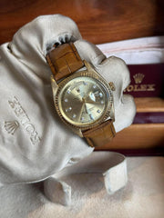 Pre-owned Rolex Daydate 1803 Vintage Diamond Factory Dial