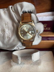 Pre-owned Rolex Daydate 1803 Vintage Diamond Factory Dial