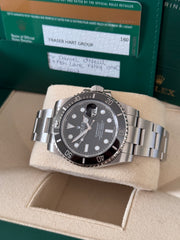Pre-owned Rolex Submariner Date 116610LN Stainless Steel 2017 Box and Papers
