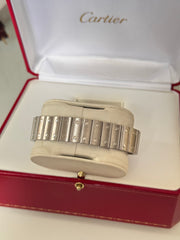 Pre-owned Cartier Santos Stainless Steel 29mm Quartz Boxed 1564