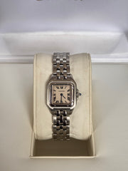 Pre-owned Cartier Panthere Stainless Steel ref 1320 Quartz 23mm Boxed