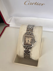 Pre-owned Cartier Panthere Stainless Steel ref 1320 Quartz 23mm Boxed