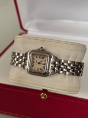 Pre-owned Cartier Panthere Stainless Steel ref 1320 Quartz 23mm Boxed