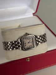 Pre-owned Cartier Panthere Stainless Steel ref 1320 Quartz 23mm Boxed