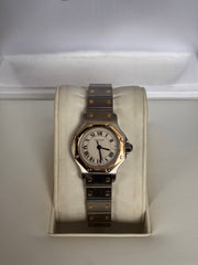 Pre-owned Cartier Ladies Two Tone Octagon Quartz 187903