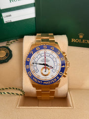 Pre-owned Rolex Yachtmaster ii Yellow Gold 44mm 116688 2015 Calibre 4161