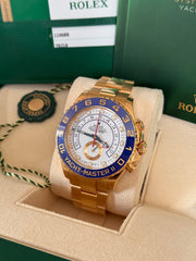 Pre-owned Rolex Yachtmaster ii Yellow Gold 44mm 116688 2015 Calibre 4161