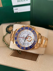 Pre-owned Rolex Yachtmaster ii Yellow Gold 44mm 116688 2015 Calibre 4161
