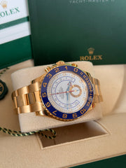Pre-owned Rolex Yachtmaster ii Yellow Gold 44mm 116688 2015 Calibre 4161