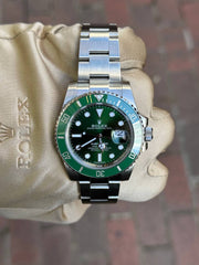 Pre-owned Rolex Submariner 40mm 116610LV Box and Papers Hulk