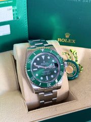 Pre-owned Rolex Submariner 40mm 116610LV Box and Papers Hulk