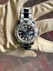 Pre-owned Rolex Yacht-Master 126622 Rhodium Dial 2021 Box and Papers