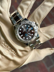 Pre-owned Rolex Yacht-Master 126622 Rhodium Dial 2021 Box and Papers