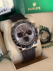 Pre-owned Rolex Daytona 116519LN White Gold 'Ghost' 2021 Complete Set