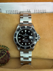Pre-owned Rolex Submariner 16610 Pre-Ceramic 1993 £2300 Rolex Service Mint Condition