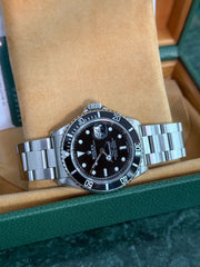 Pre-owned Rolex Submariner 16610 Pre-Ceramic 1993 £2300 Rolex Service Mint Condition