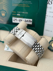 Pre-owned Rolex GMT Master II 126710BLRO 'Pepsi' Jubilee 2024 Unworn Complete UK Set with Purchase Receipt