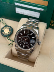 Pre-owned Rolex SkyDweller 326934 2018 Complete Set