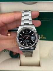 Pre-owned Rolex SkyDweller 326934 2018 Complete Set