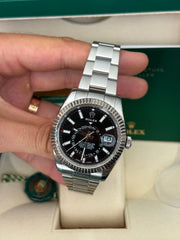 Pre-owned Rolex SkyDweller 326934 2018 Complete Set