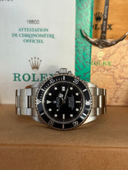Pre-owned Rolex SeaDweller 40mm 16600 2002 Fantastic Condition Complete Set