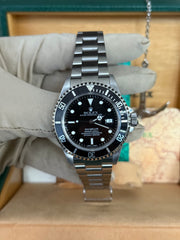 Pre-owned Rolex SeaDweller 40mm 16600 2002 Fantastic Condition Complete Set