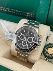 Pre-owned Rolex Daytona 116500LN Stainless Steel 2022 Box and Papers Mint Condition