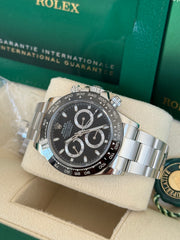 Pre-owned Rolex Daytona 116500LN Stainless Steel 2022 Box and Papers Mint Condition