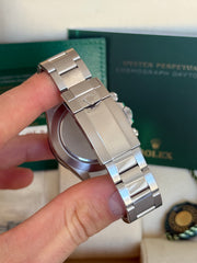 Pre-owned Rolex Daytona 116500LN Stainless Steel 2021 Box and Papers Mint Condition
