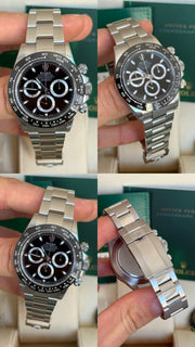 Pre-owned Rolex Daytona 116500LN Stainless Steel 2021 Box and Papers Mint Condition