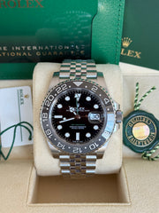 Pre-owned Rolex GMT Master II 126710GRNR 'Bruce Wayne' Jubilee 2025 Unworn
