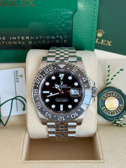 Pre-owned Rolex GMT Master II 126710GRNR 'Bruce Wayne' Jubilee 2025 Unworn